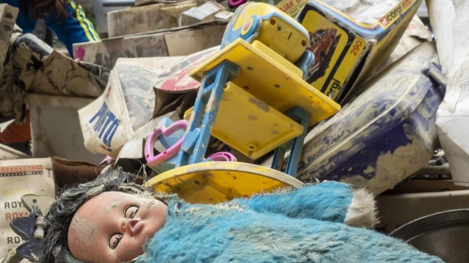 Rifiuti dell’alluvione Forse anche ad Abbadia Rifiuti dell’alluvione Forse anche ad Abbadia