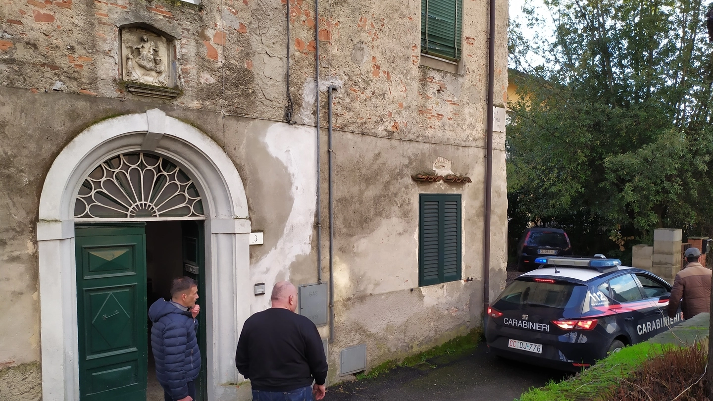 La casa di Camaiore dove è avvenuto il delitto (foto Umicini)