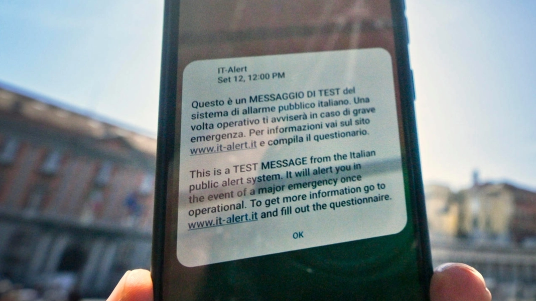 Il messaggio di It Alert