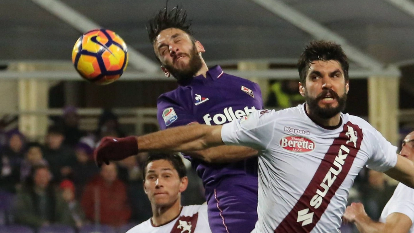 Un momento di Fiorentina-Torino