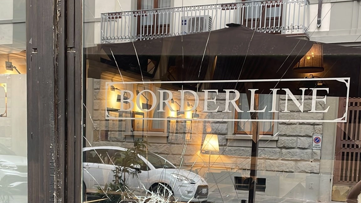 La vetrata del ristorante Borderline