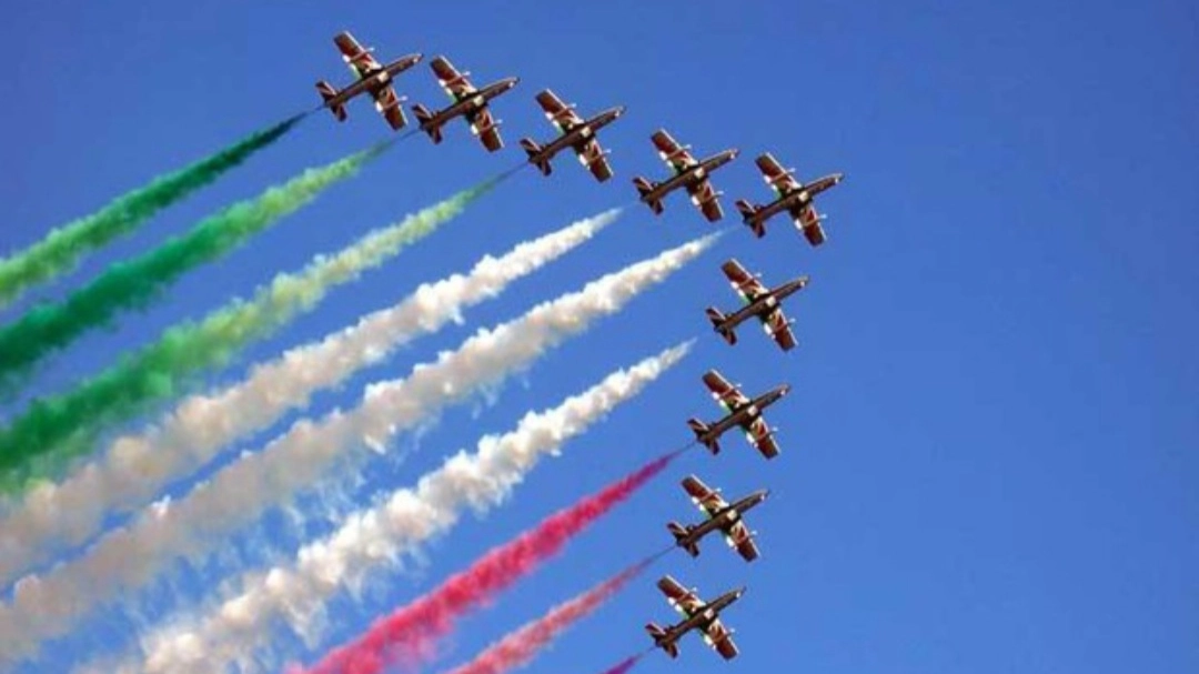 Frecce Tricolori (foto Ansa)  