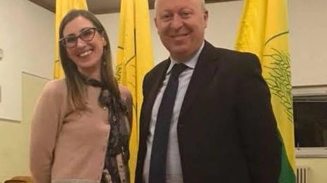 Francesca Ferrari e il direttore Maurizio Fantini 