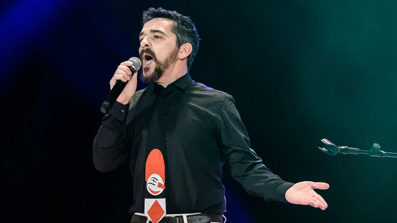 L’ultima apparizione di Daniele Biagini al Festival di Burlamacco con il brano "Amore"