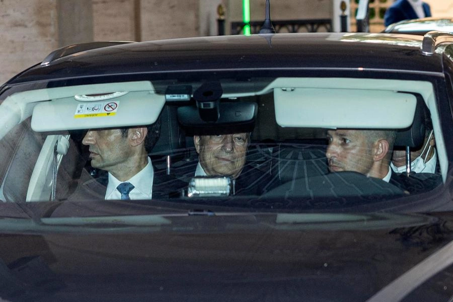 Mario Draghi lascia il Quirinale