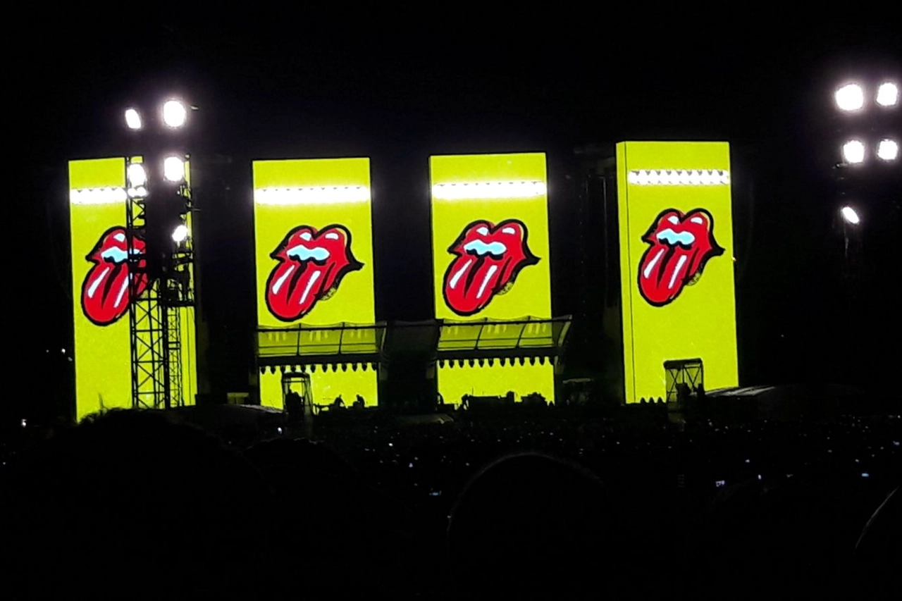 Rolling Stones a Lucca, il palco 