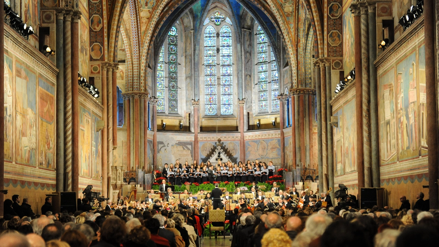 Assisi, il concerto di Natale