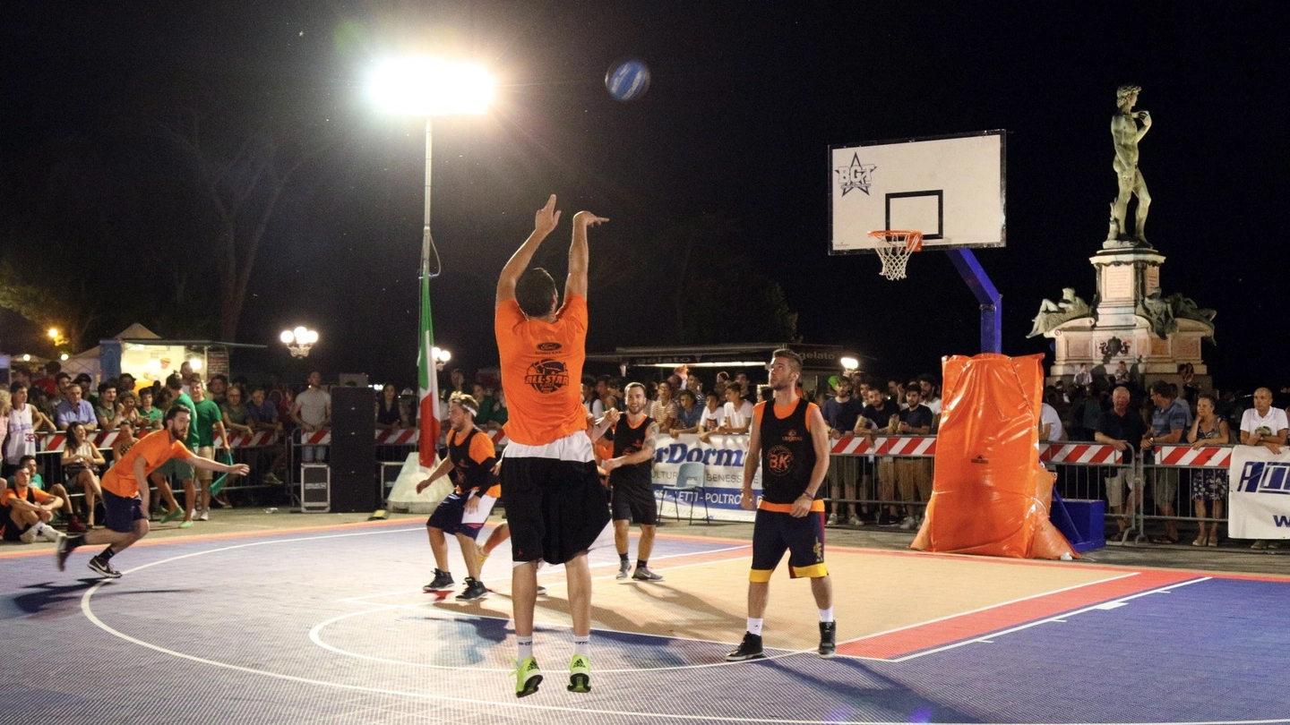 Il basket al Piazzale (foto Germogli)