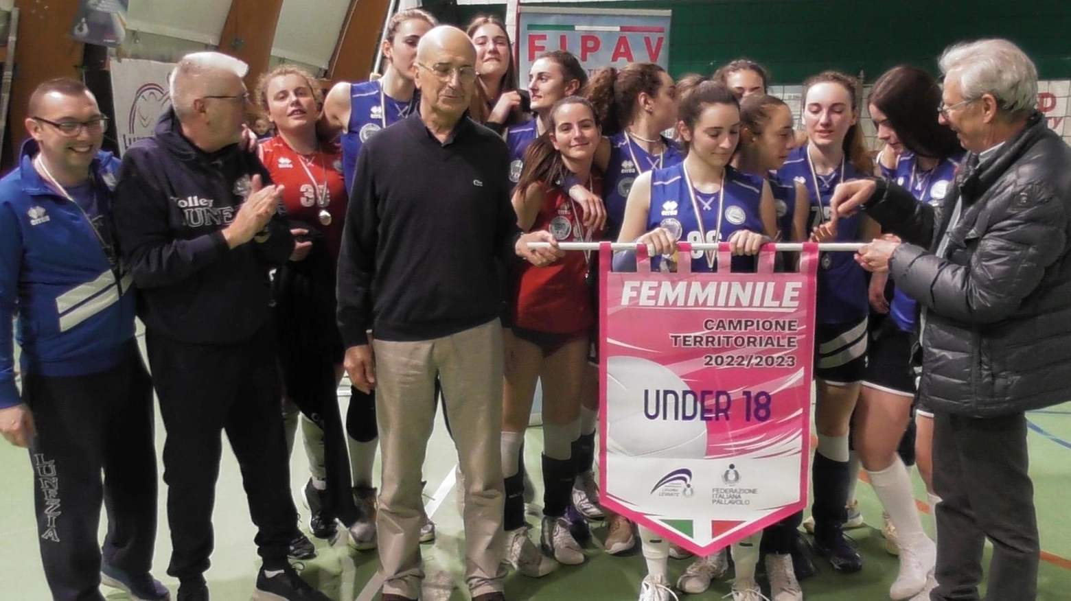 Il Lunezia Volley è campione  anche nell’under 18 femminile  dopo il titolo vinto nell’under 14