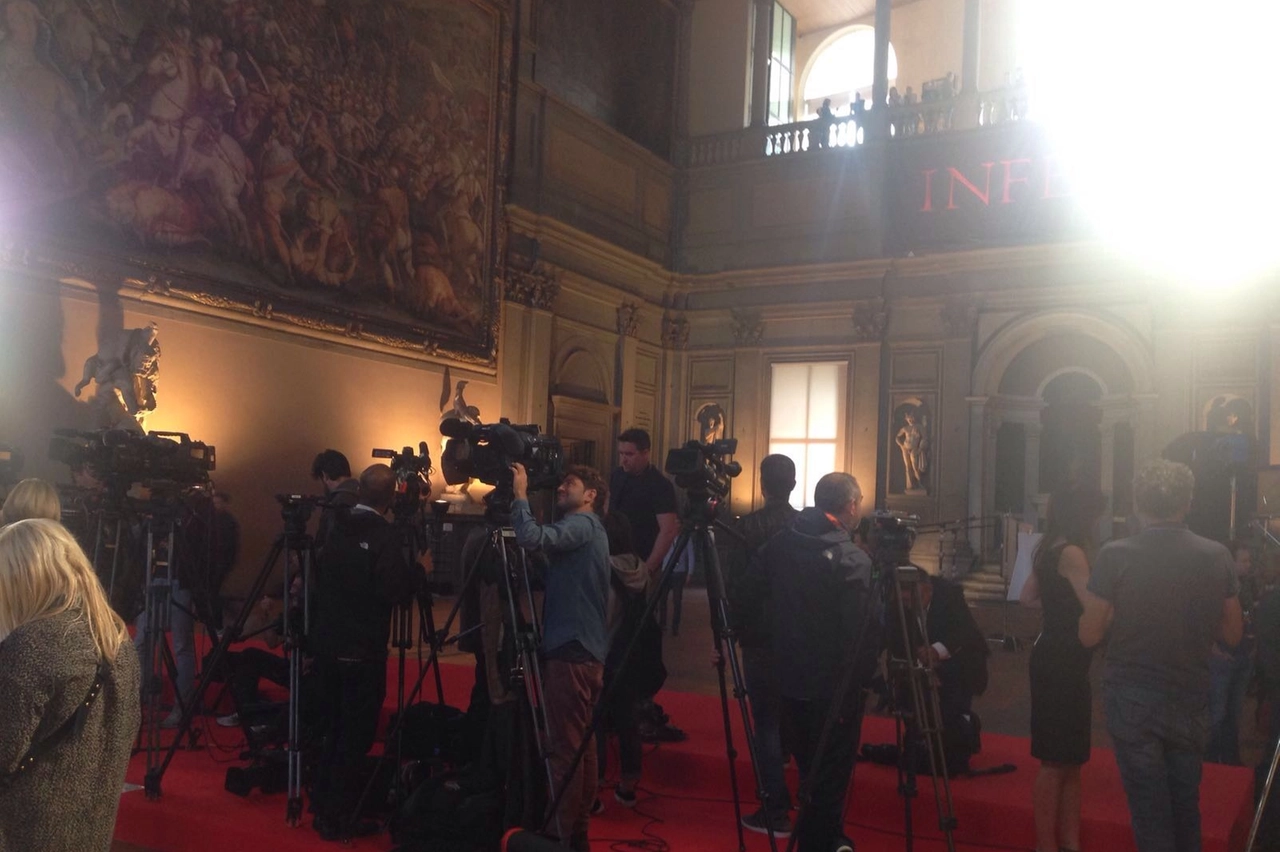 "Inferno" nel Salone dei Cinquecento