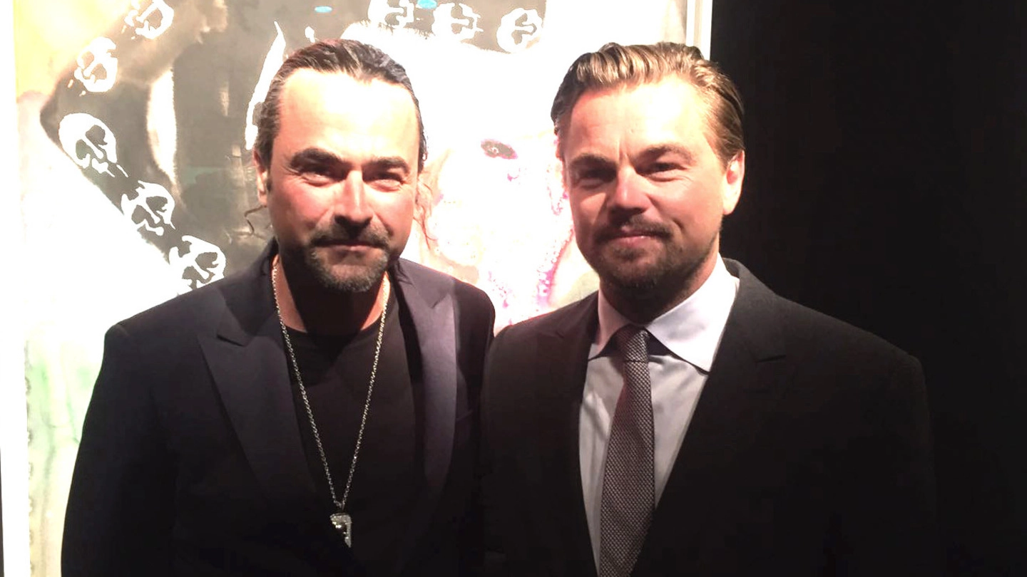 Gualtiero Vanelli insieme a Leonardo Di Caprio: venerdì ci sarà anche la star di Hollywood