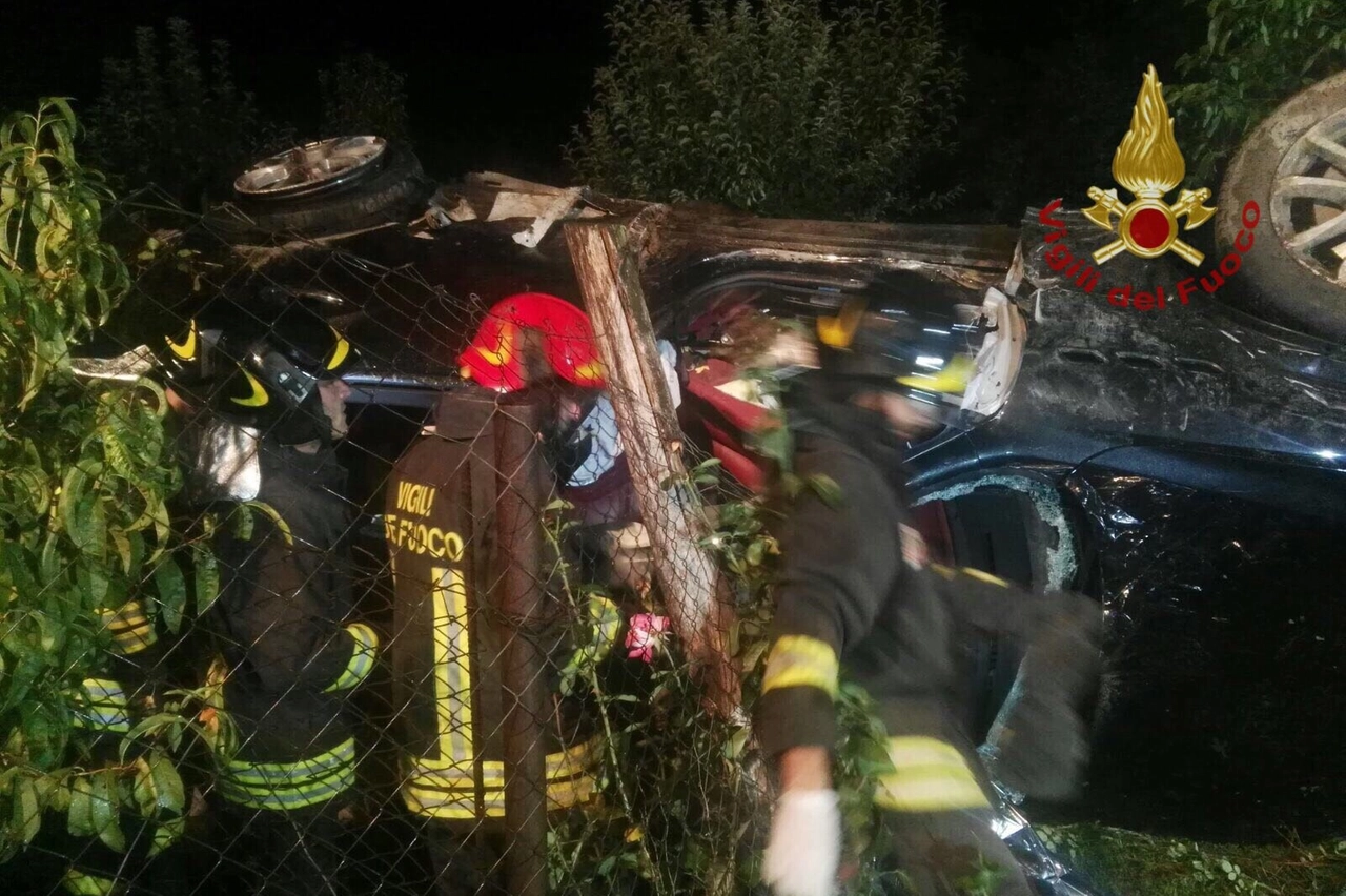 La scena dell'incidente