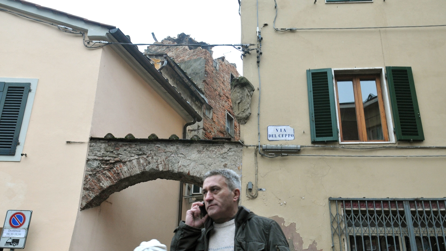Il responsabile della protezione civile, Angelo Biagini (Foto Castellani)