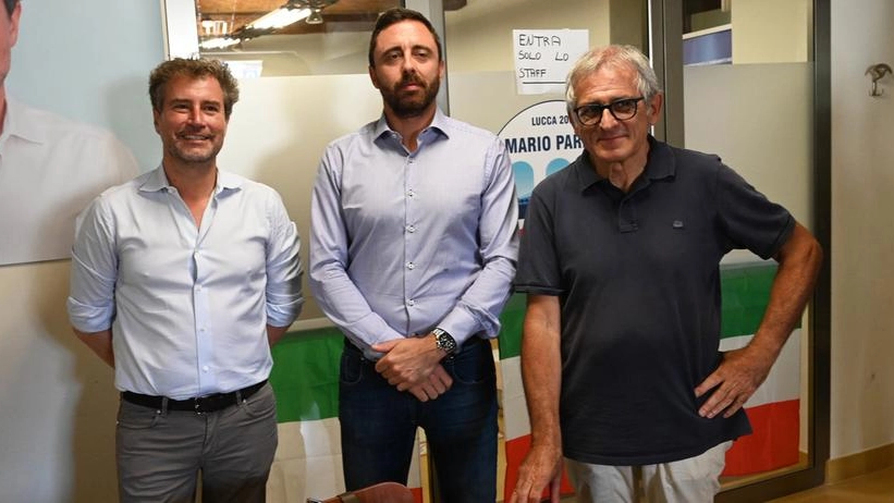 Mario Pardini, Fabio Barsanti ed Elvio Cecchini 