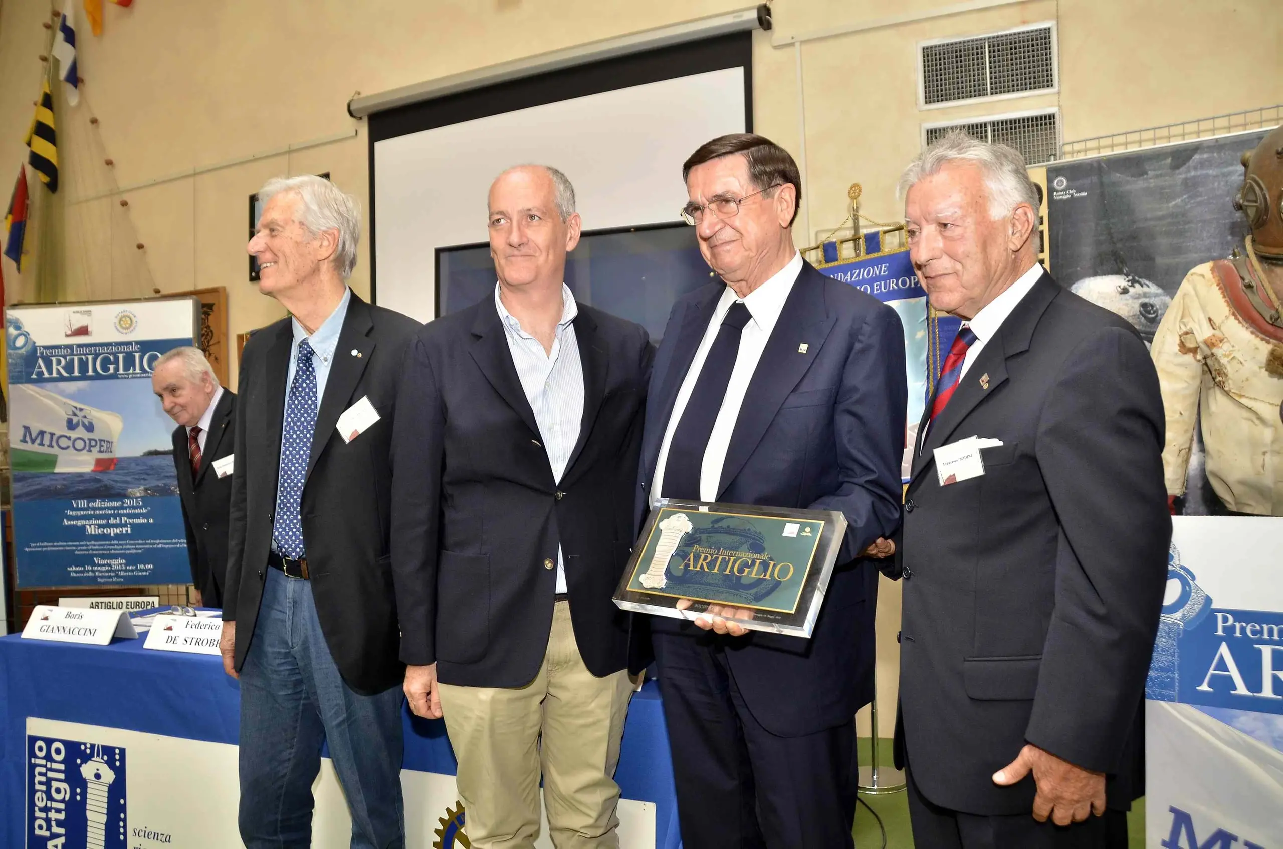 Le stelle dell'ingegneria marina e ambientale, il premio Artiglio a Gabrielli e Micoperi