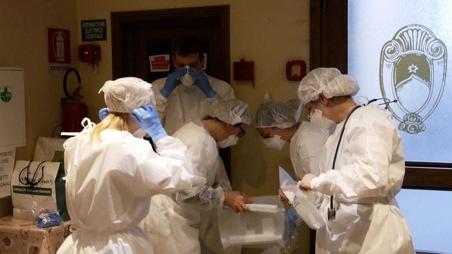 Vaccinazione antiCovid alla RSa Santa Caterina de'Ricci (foto Attalmi)