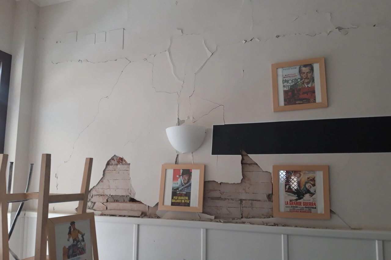 L'interno del bar Gigi a Barberino