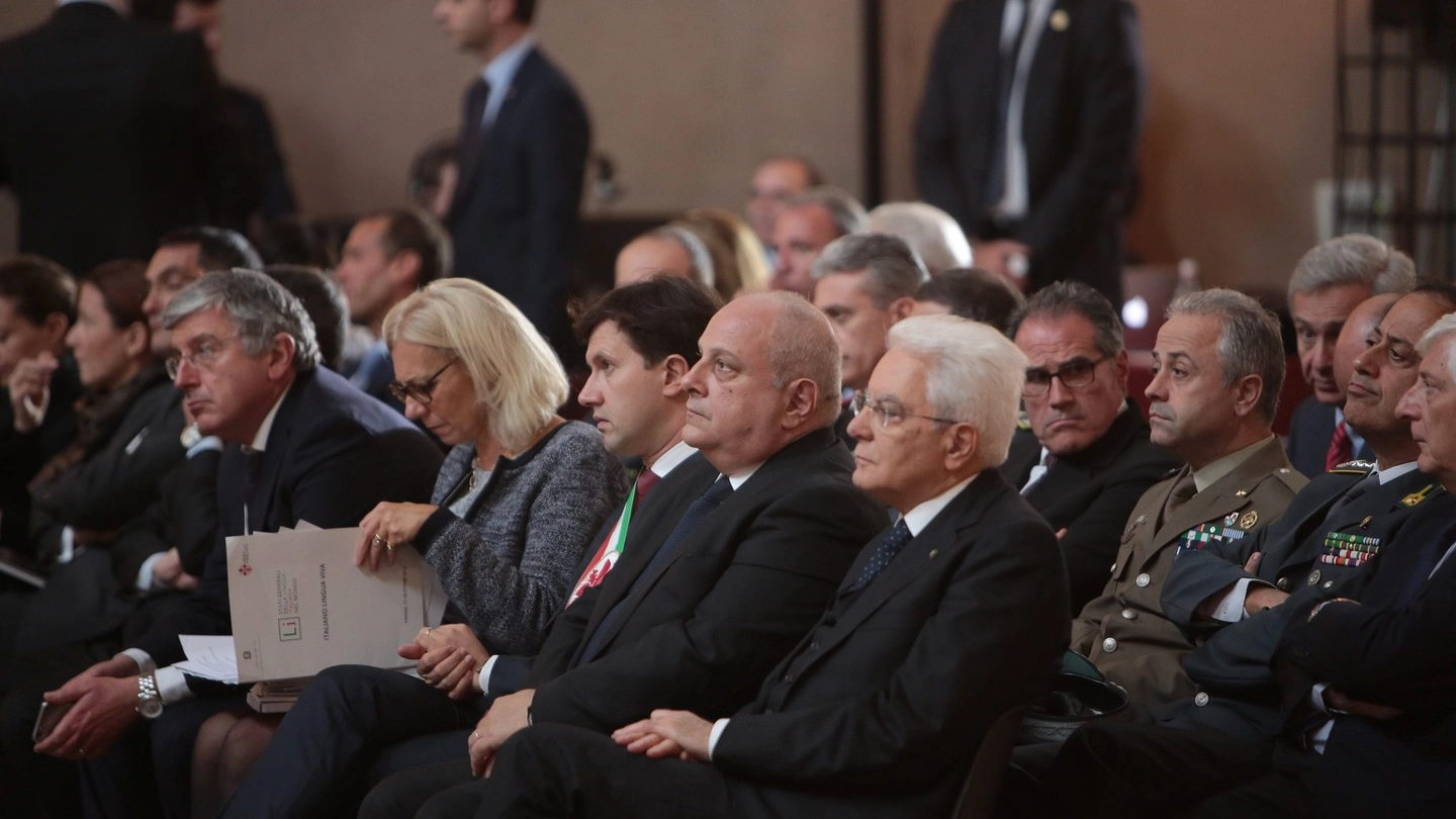 Il presidente Mattarella agli Stati Generali della lingua italiana (Moggi/New Press Photo)