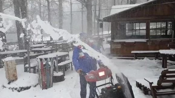 Un’altra nevicata  fuori stagione