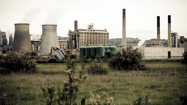 Lo stabilimento Solvay di Rosignano Lo stabilimento Solvay di Rosignano