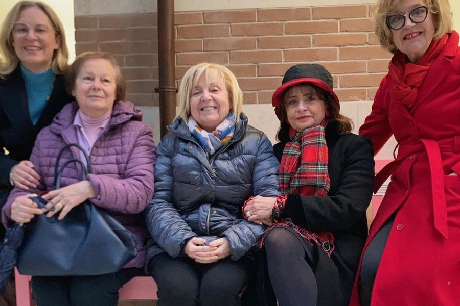 AnnaMaria Celesti, Federica Fratoni con Roberta Romano, Deanna Capecchi e Giulietta Priami