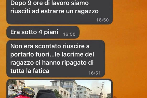 Il messaggio della operatrice