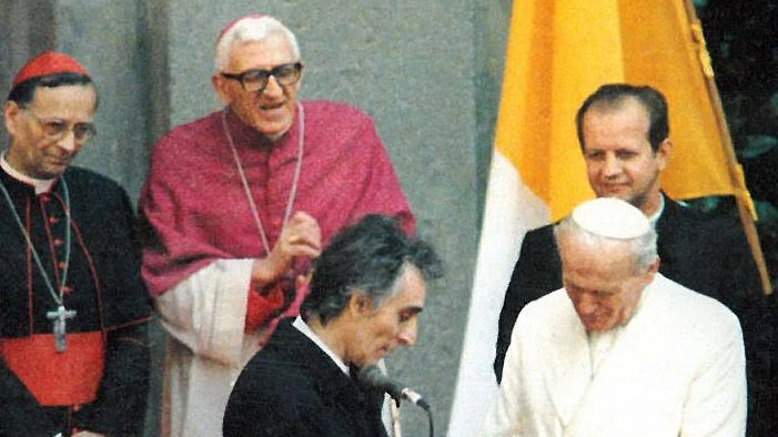 Trenta anni fa, il 19 marzo 1986, Giovanni Paolo II  in visita a Prato