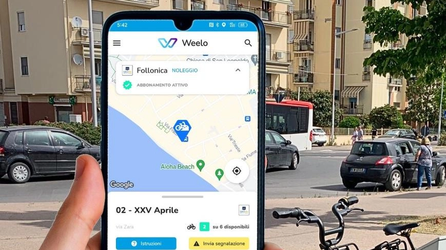 Bike sharing, due postazioni con l’App sono a disposizione in città