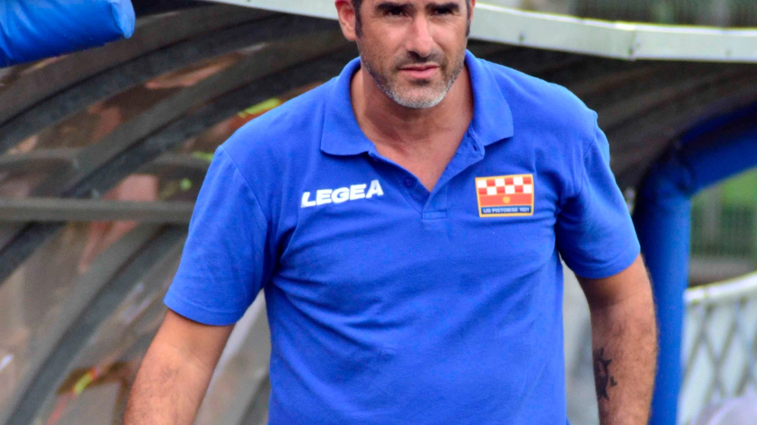 Cristiano Lucarelli, allenatore della Pistoiese