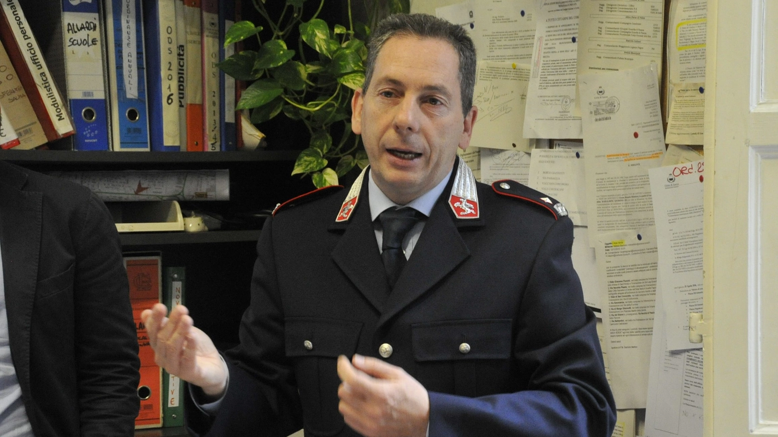 L'ex comandante della polizia municipale Stefano Carmignani