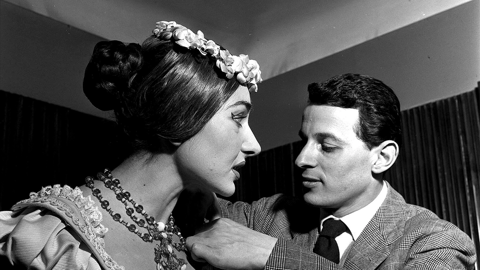Piero Tosi con Maria Callas
