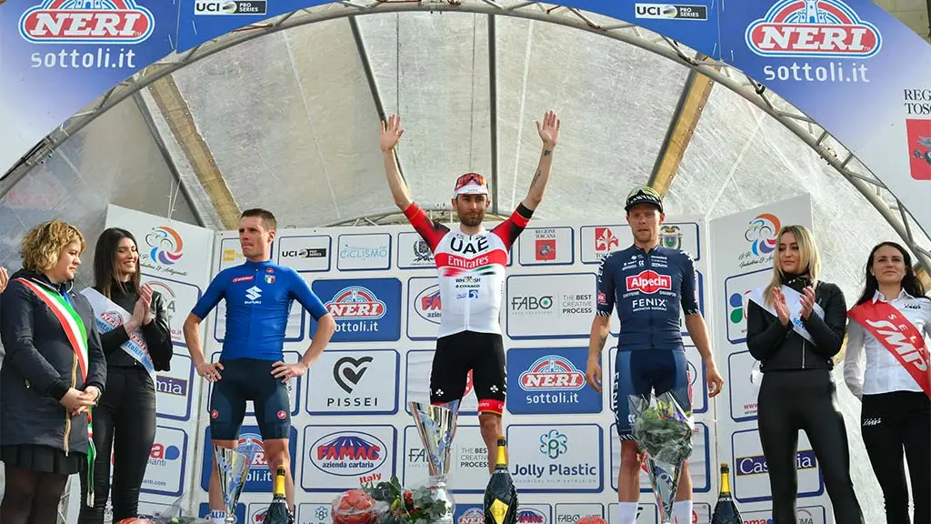Il podio del Gp di Larciano 2022 Il podio del Gp di Larciano 2022