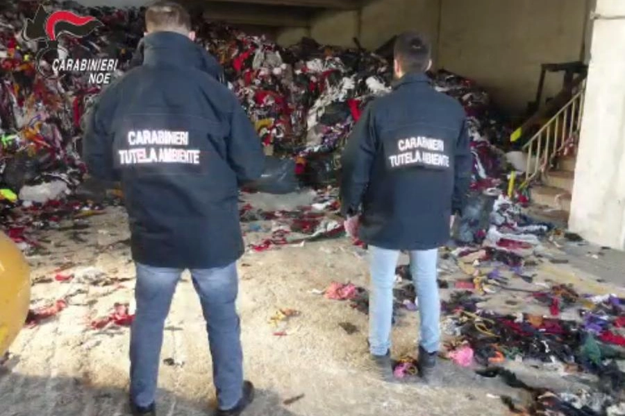 L'intervento dei carabinieri