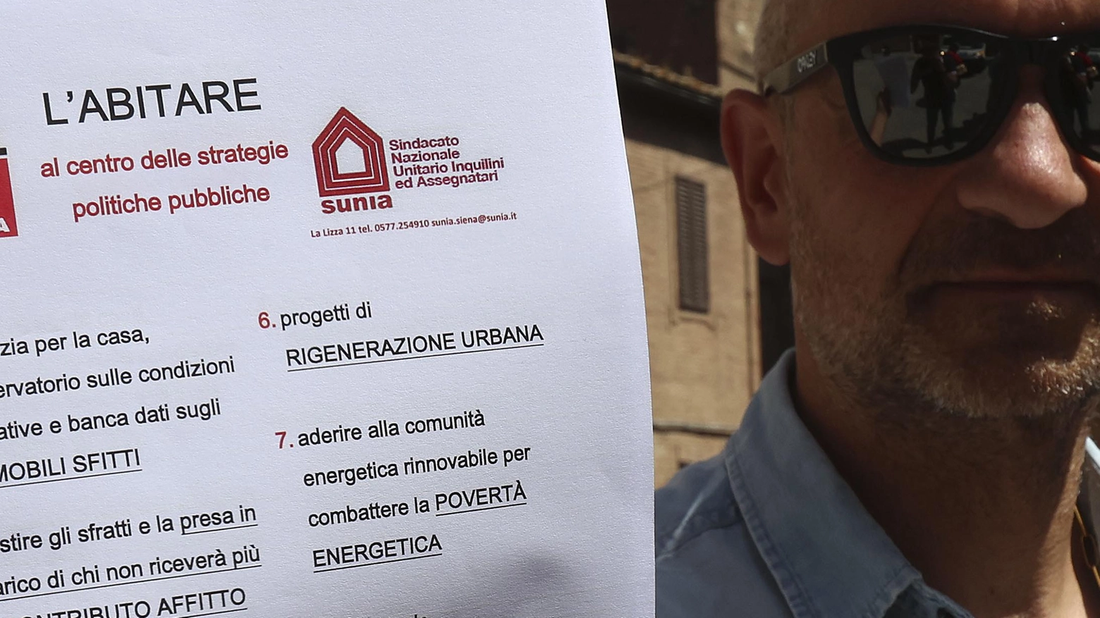 Emergenza casa  I nove punti  di Cgil e Sunia