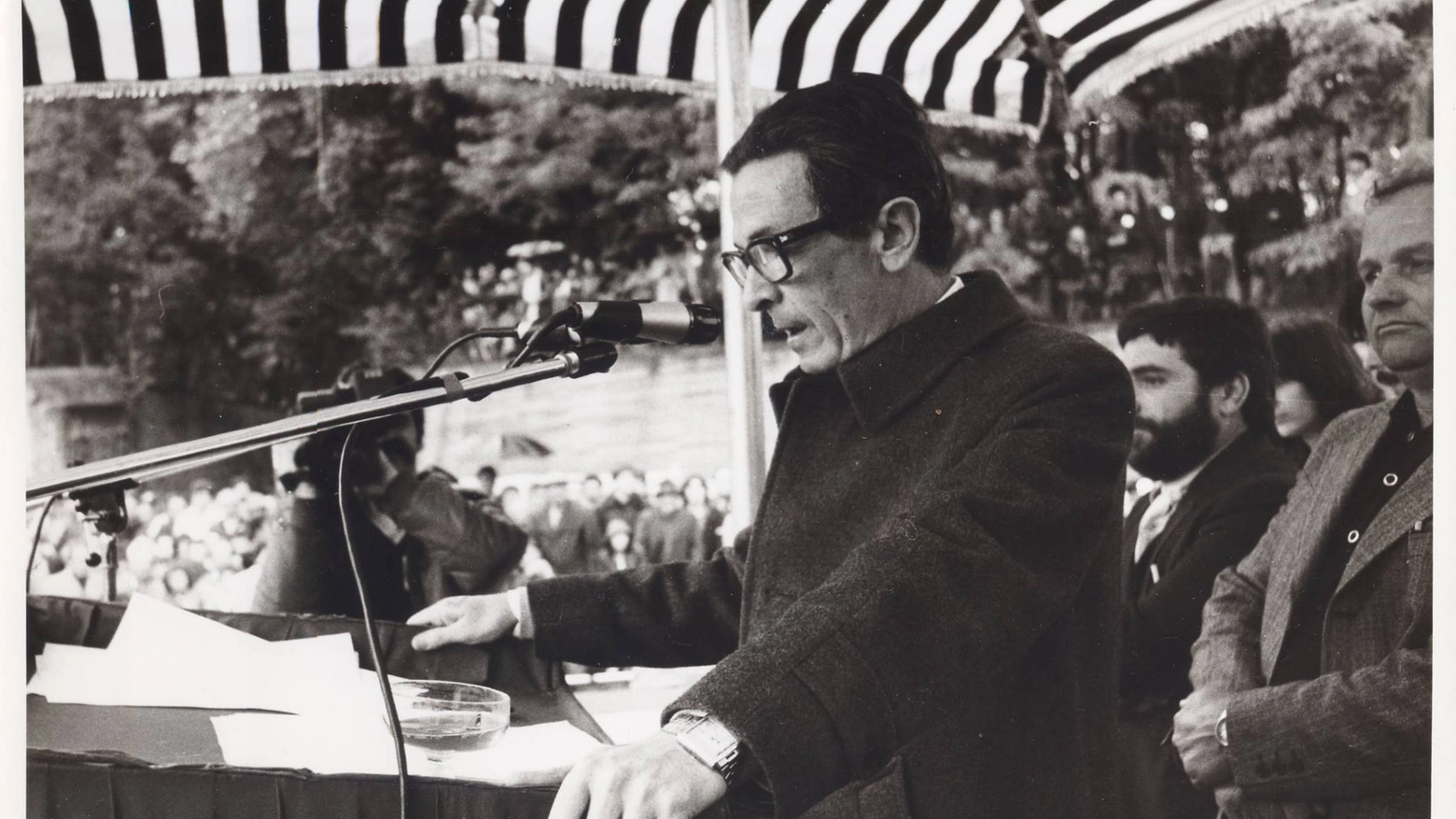 Enrico Berlinguer a Lamporecchio nel 1981