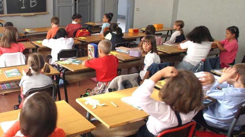 Una classe elementare (foto archivio)