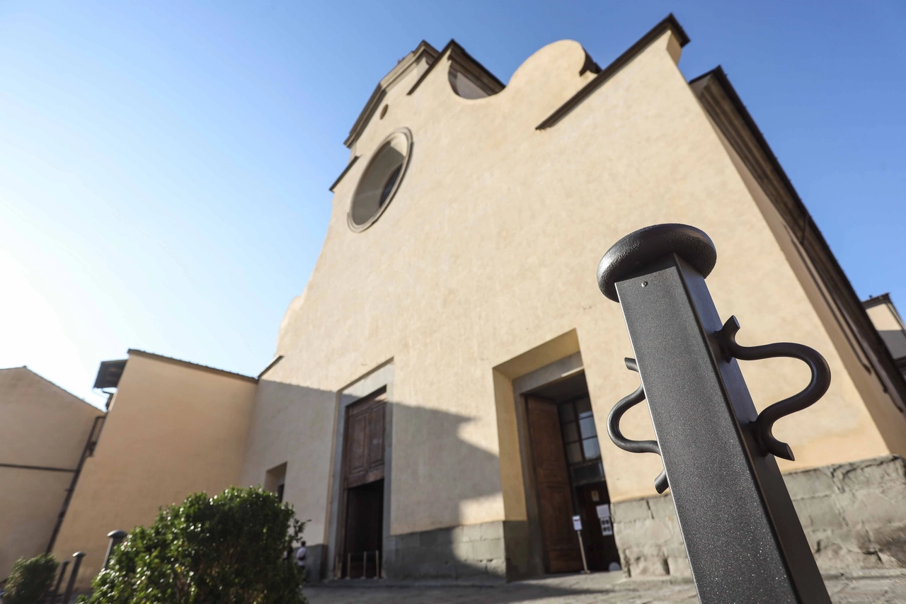 La facciata della chiesa di Santo Spirito a Firenze