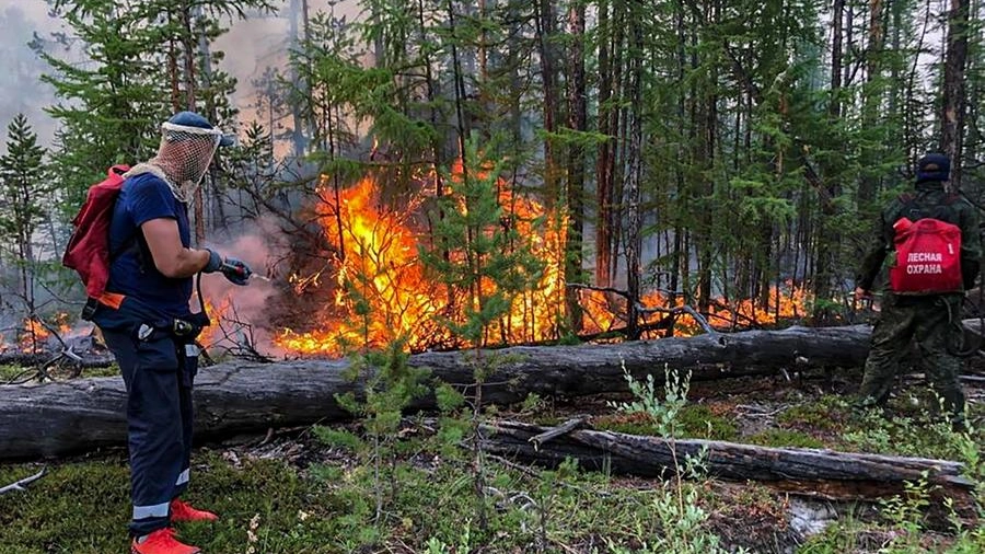 Le fiamme stanno devastando la Siberia