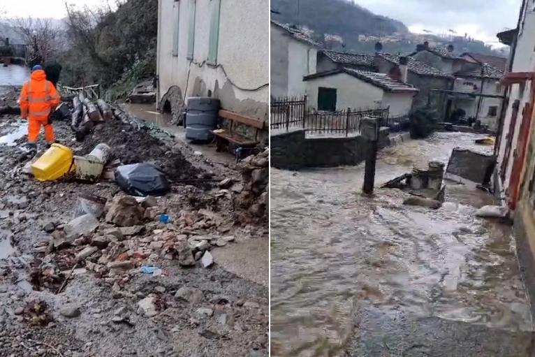 Il maltempo a Migliana nella giornata del 13 dicembre