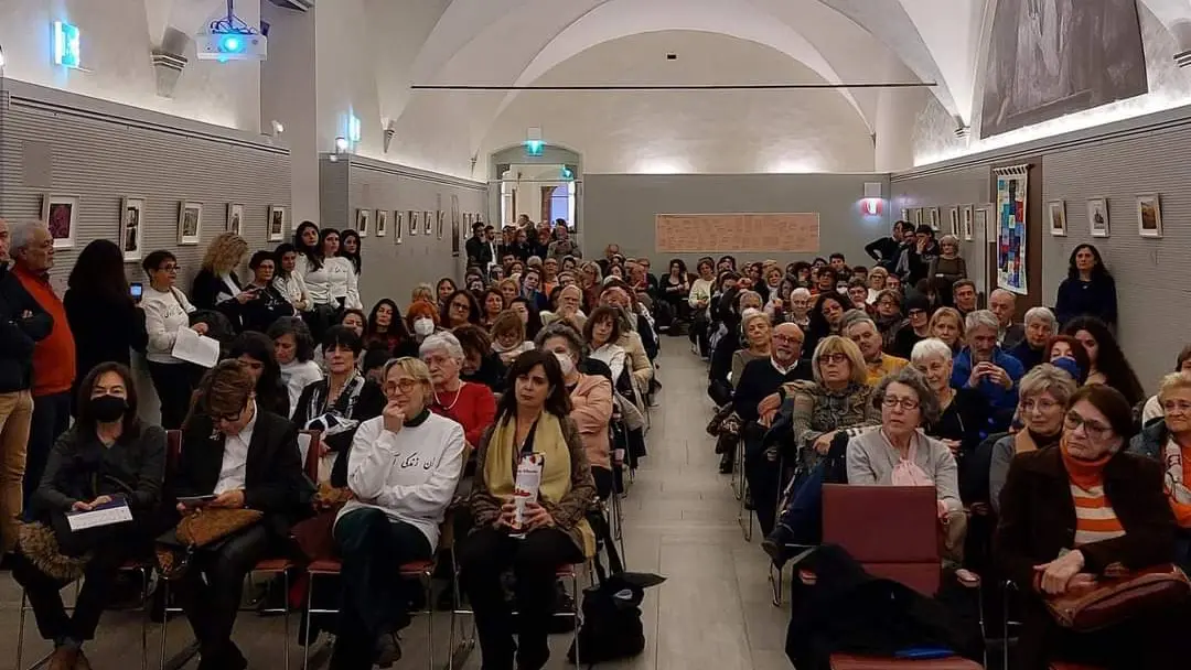 L'inaugurazione della mostra alle Oblate L'inaugurazione della mostra alle Oblate