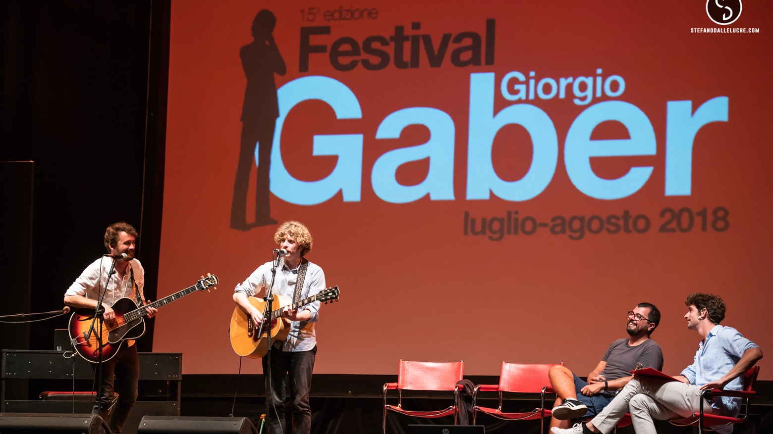 Lo Stato Sociale al Festival Gaber di Camaiore (foto Stefano Dalle Luche)