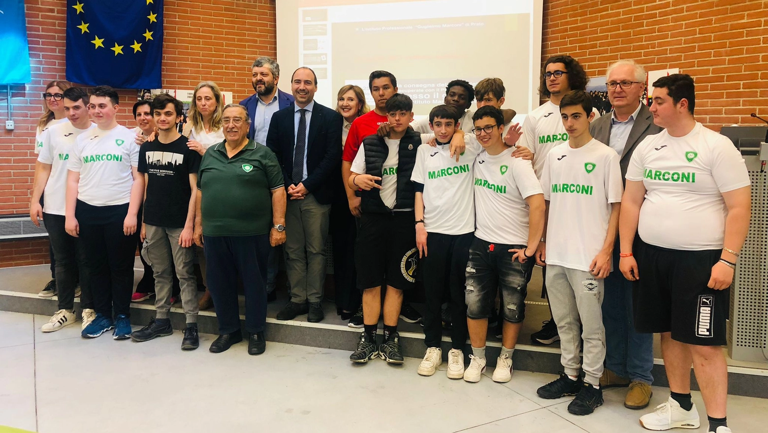 I protagonisti dell'iniziativa “Progetto bici”