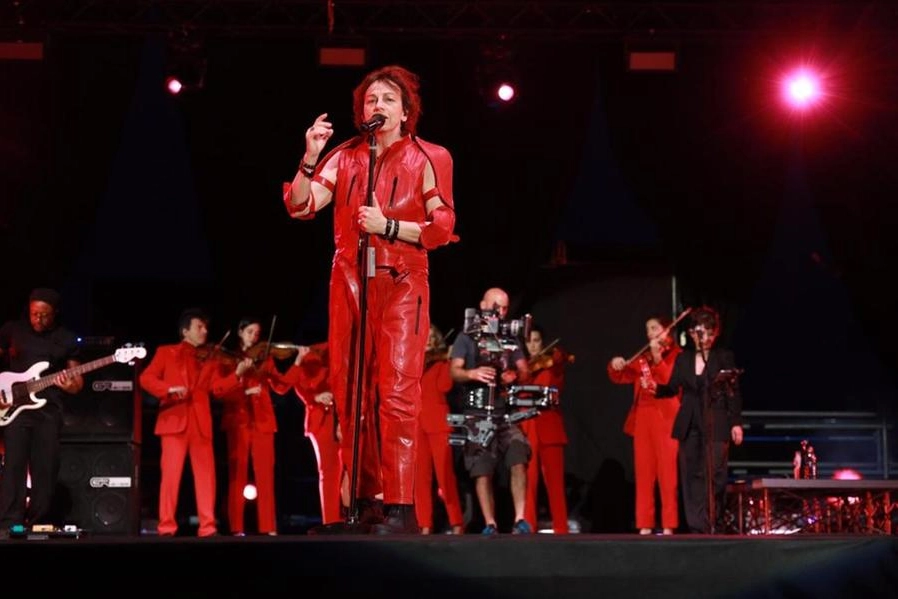 Gianna Nannini al "Franchi" (Tania Bucci/New Press Photo)