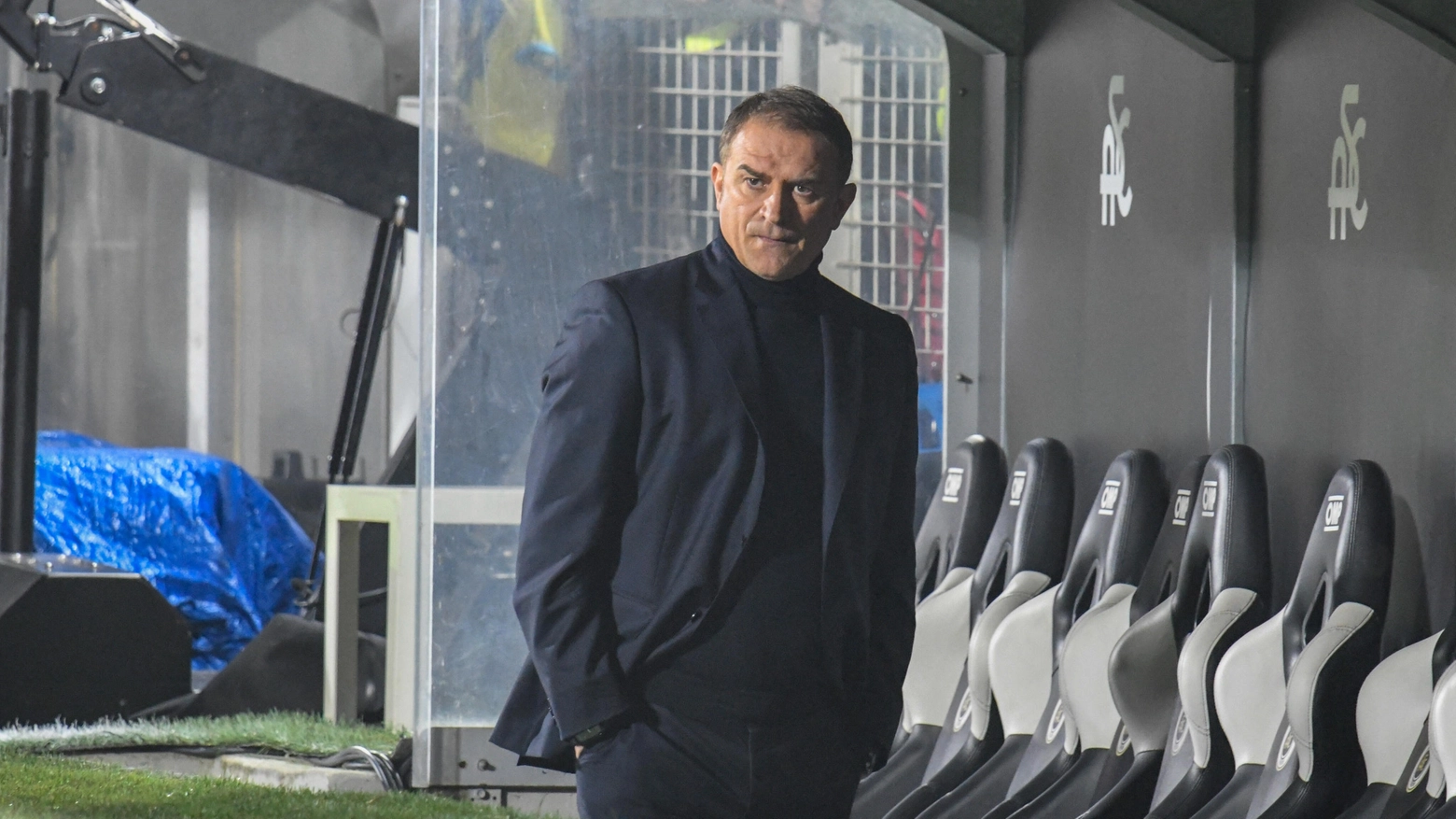 Spezia-Inter 2-1, l'allenatore Semplici (Foto Ansa) Spezia-Inter 2-1, l'allenatore Semplici (Foto Ansa)