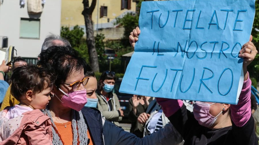 Una manifestazione di protesta (foto Gasperini/Germogli)
