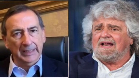 Giuseppe Sala e Beppe Grillo
