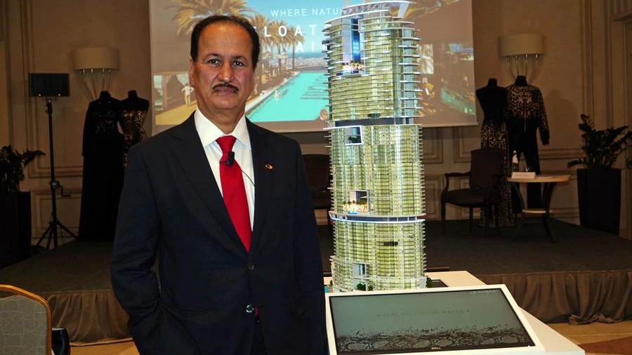 Il rendering del grattacielo arredato da Cavalli che verrà costruito a Dubai