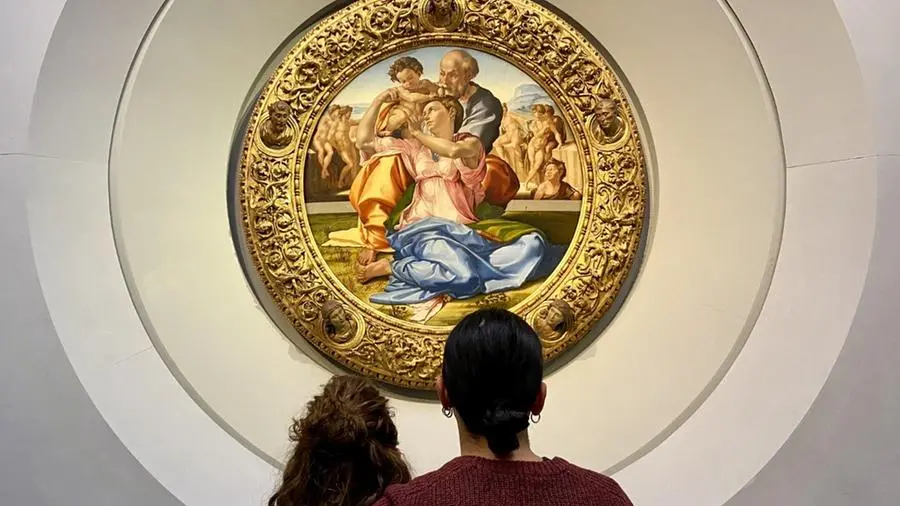 Anche gli Uffizi si vestono d'amore