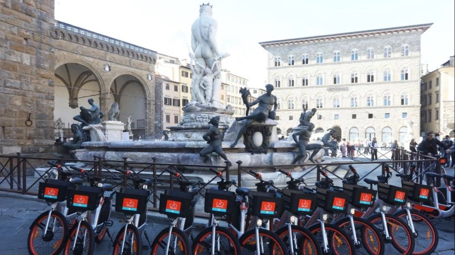 La nuova flotta del bike sharing a Firenze