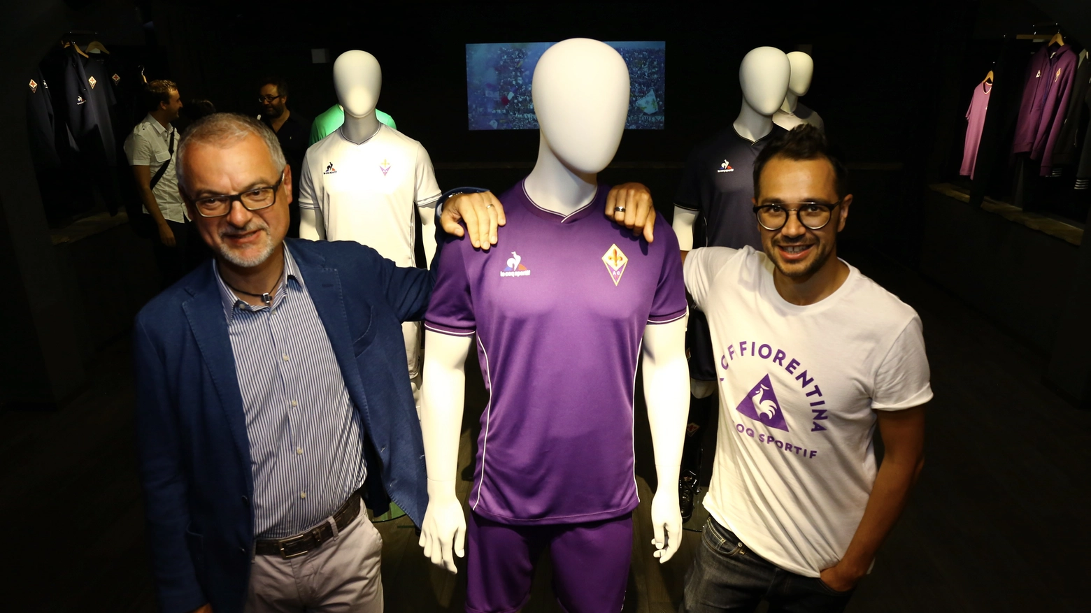 La presentazione della nuova maglia: Baiesi e Mazza (foto Andy Shtylla/Germogli)